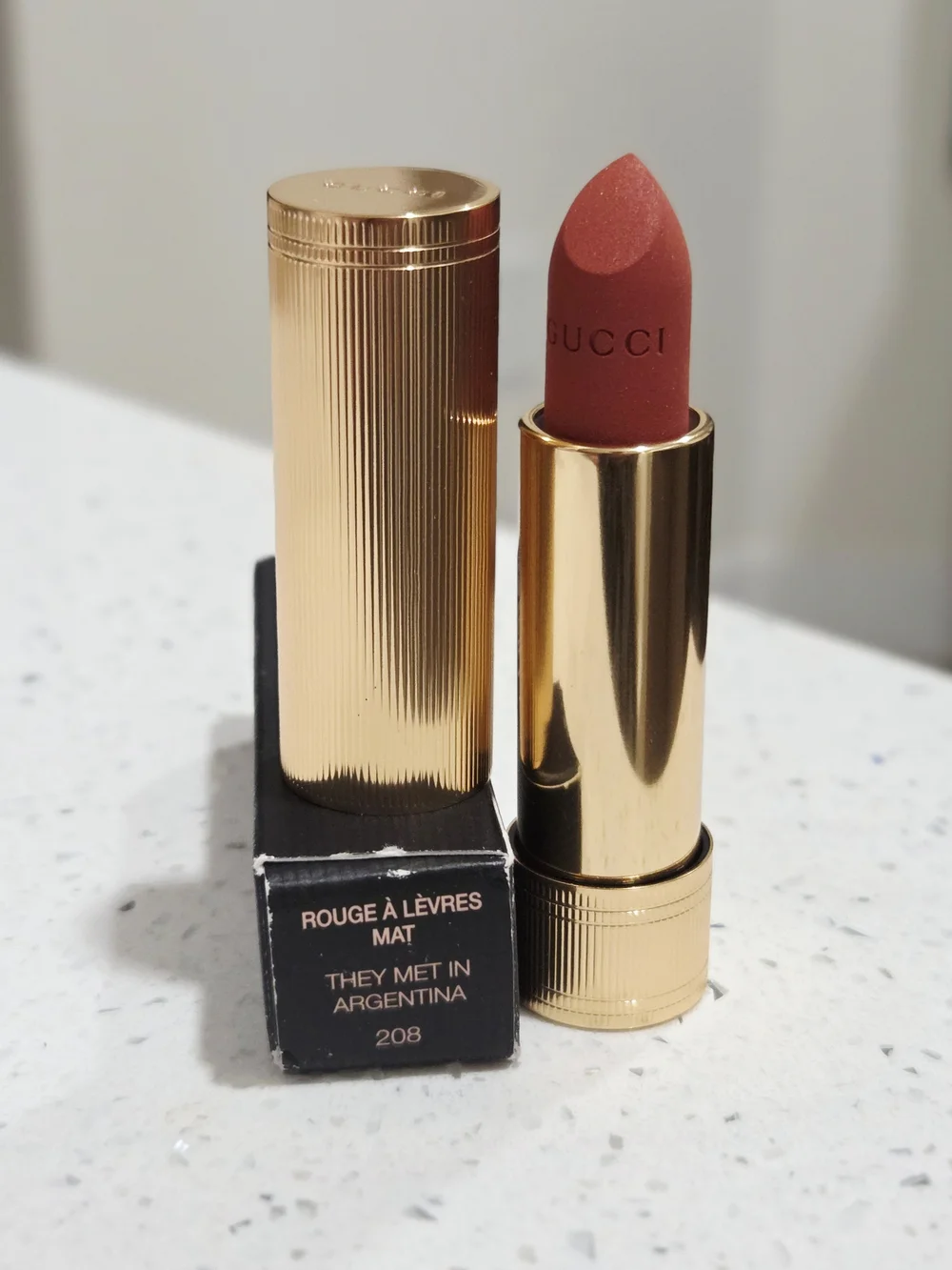 Gucci Matte Lipstick - They Met In Argentina 208